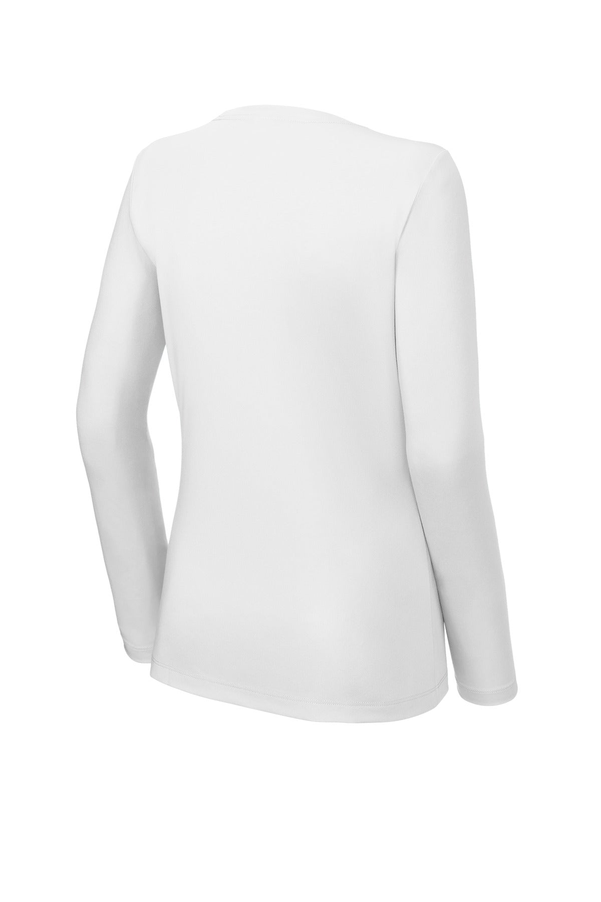 Sport-Tek Women's Posi-UV Pro Long Sleeve - White