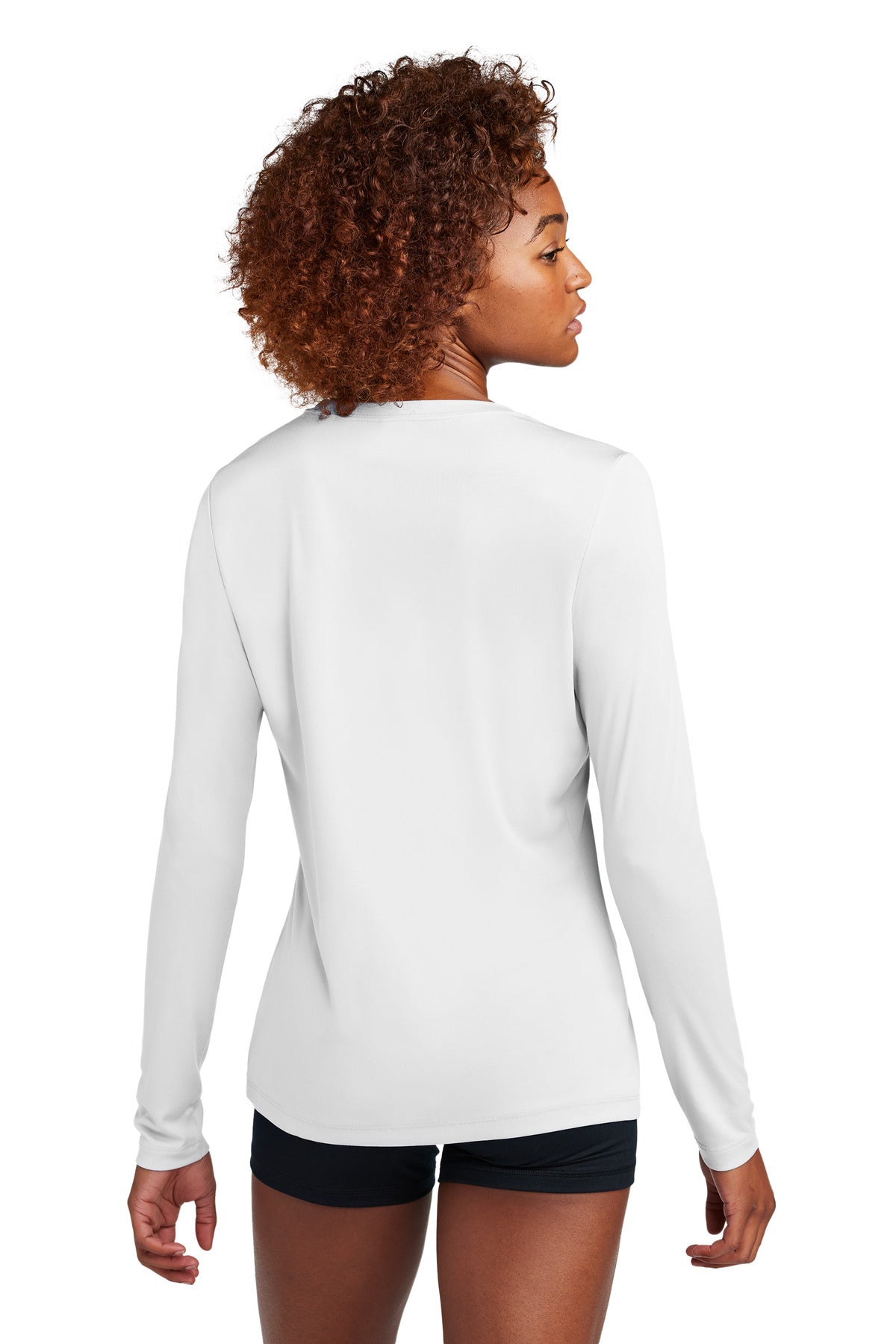 Sport-Tek Women's Posi-UV Pro Long Sleeve - White