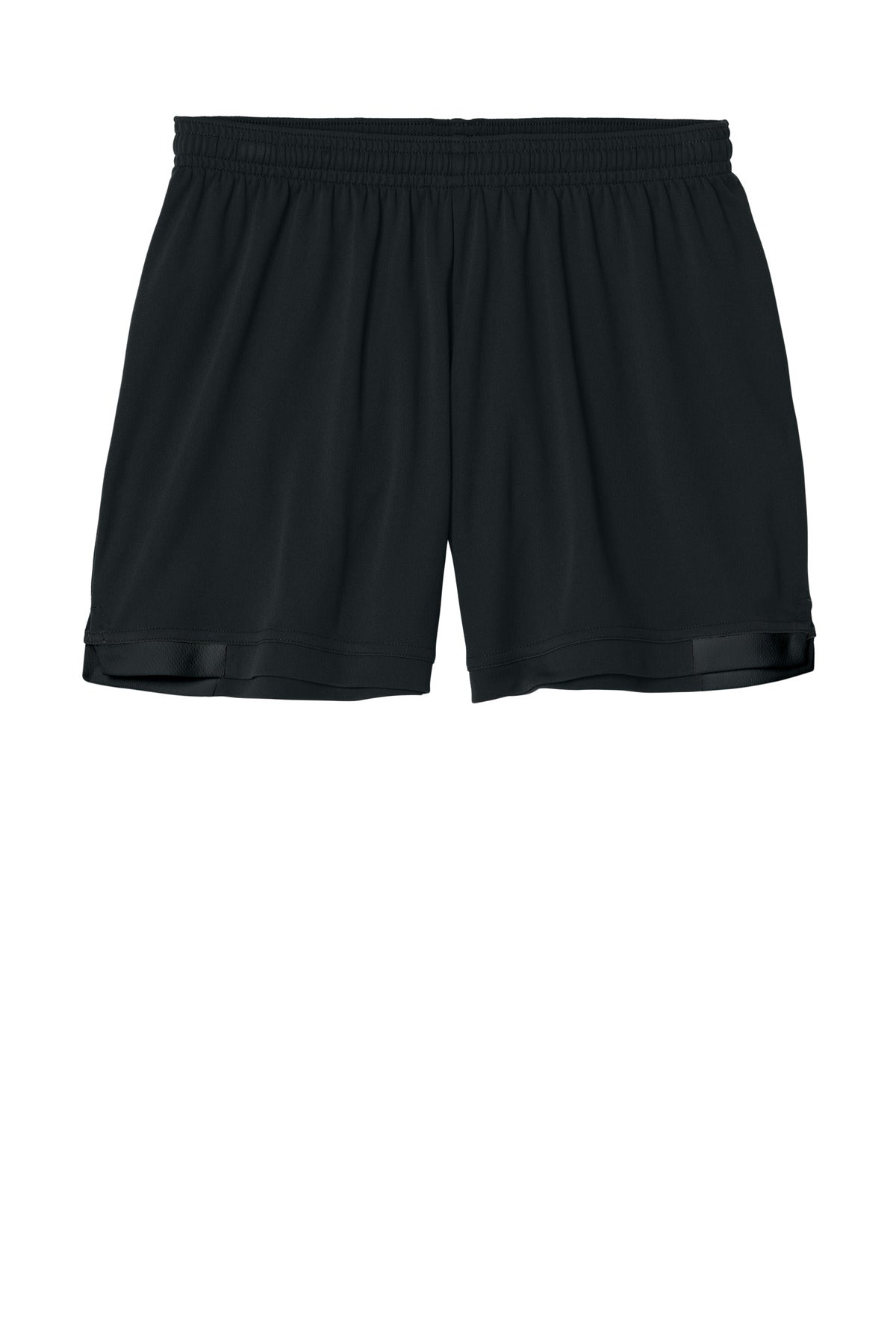 Sport-Tek Women's Club 5  Short - Black/ Black