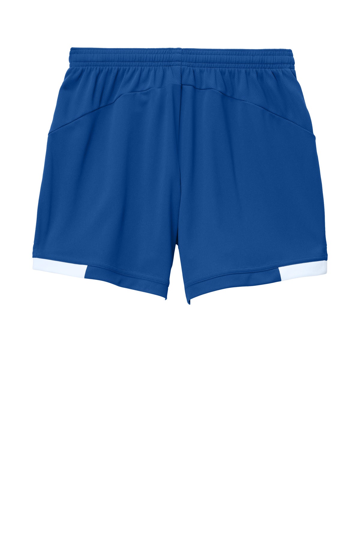 Sport-Tek Women's Club 5  Short - True Royal/ White