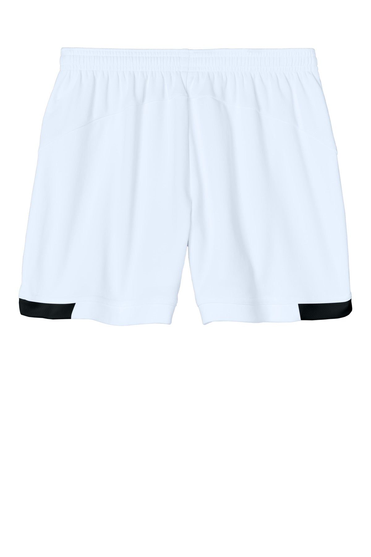Sport-Tek Women's Club 5  Short - White/ Black