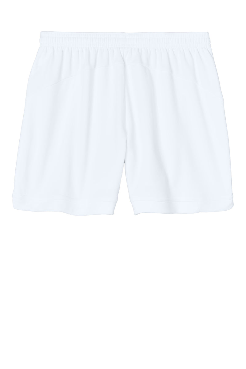 Sport-Tek Women's Club 5  Short - White/ White