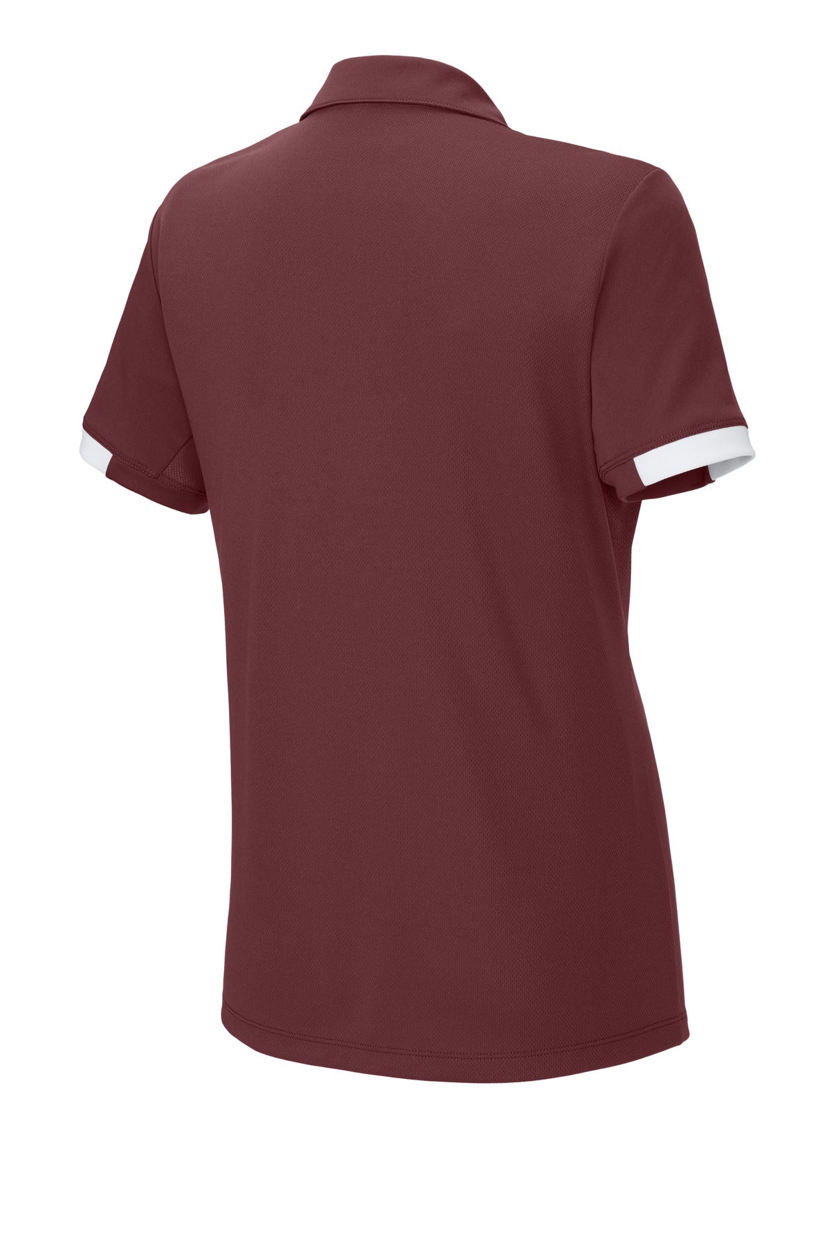 Sport-Tek Women's Club Colorblock Polo - Maroon/ White