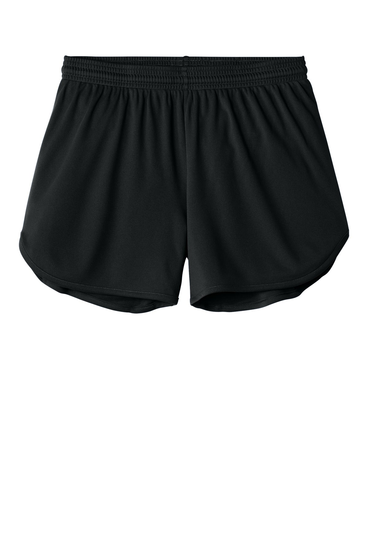Sport-Tek Women's Club 3  Track Short - Black