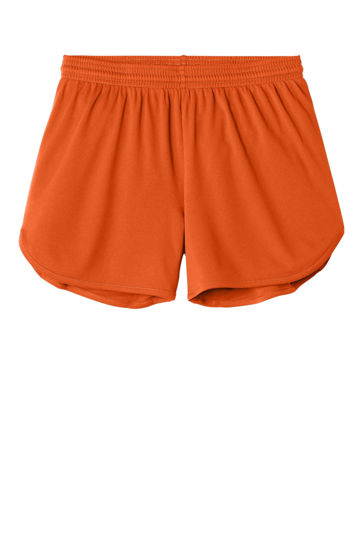 Sport-Tek Women's Club 3  Track Short - Deep Orange