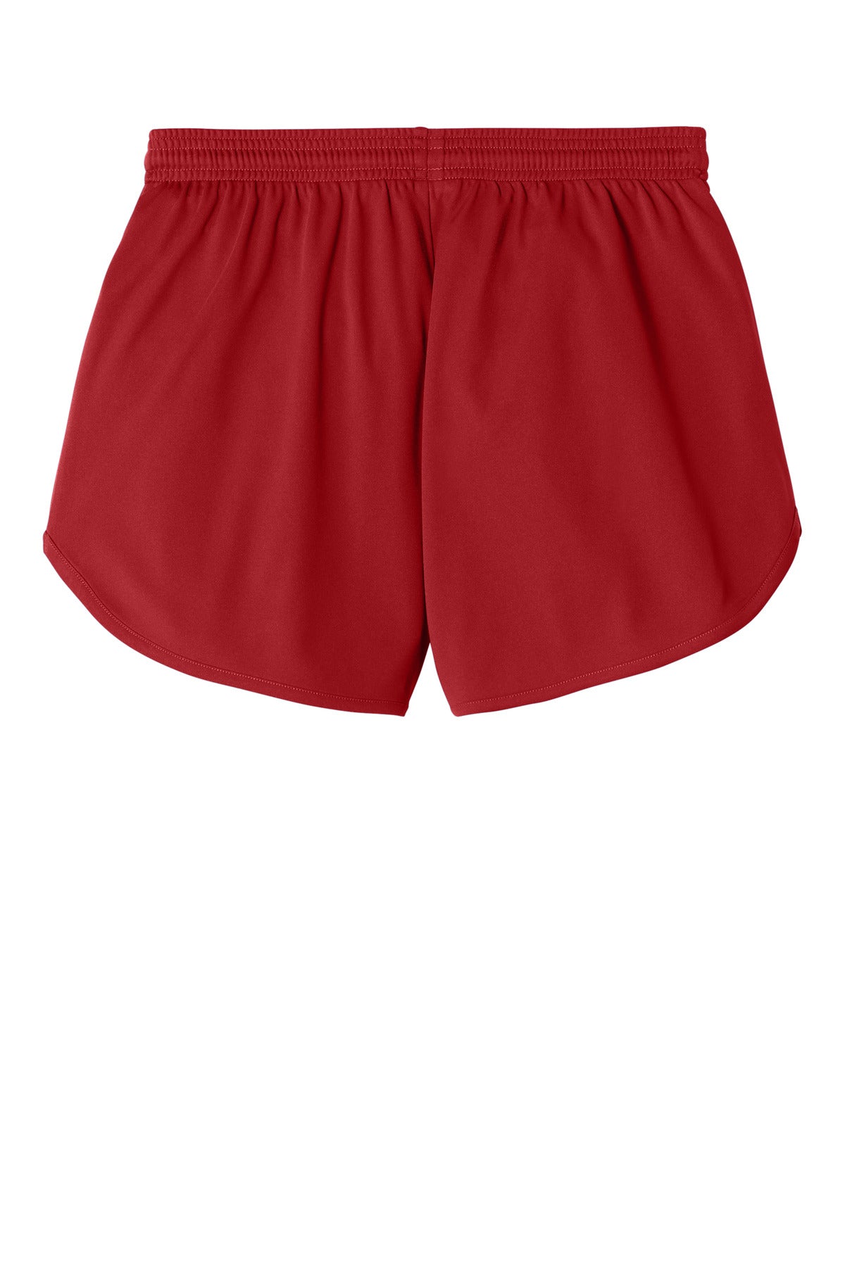 Sport-Tek Women's Club 3  Track Short - Deep Red