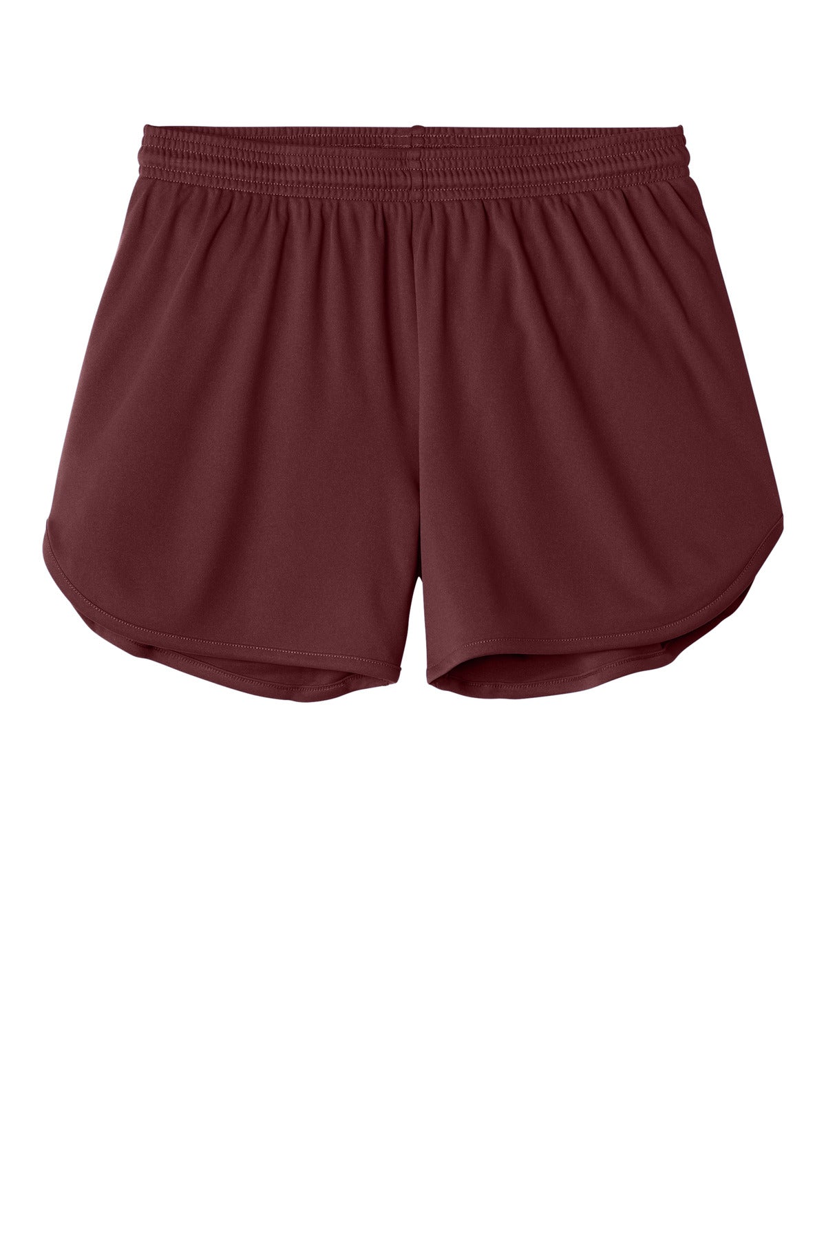 Sport-Tek Women's Club 3  Track Short - Maroon