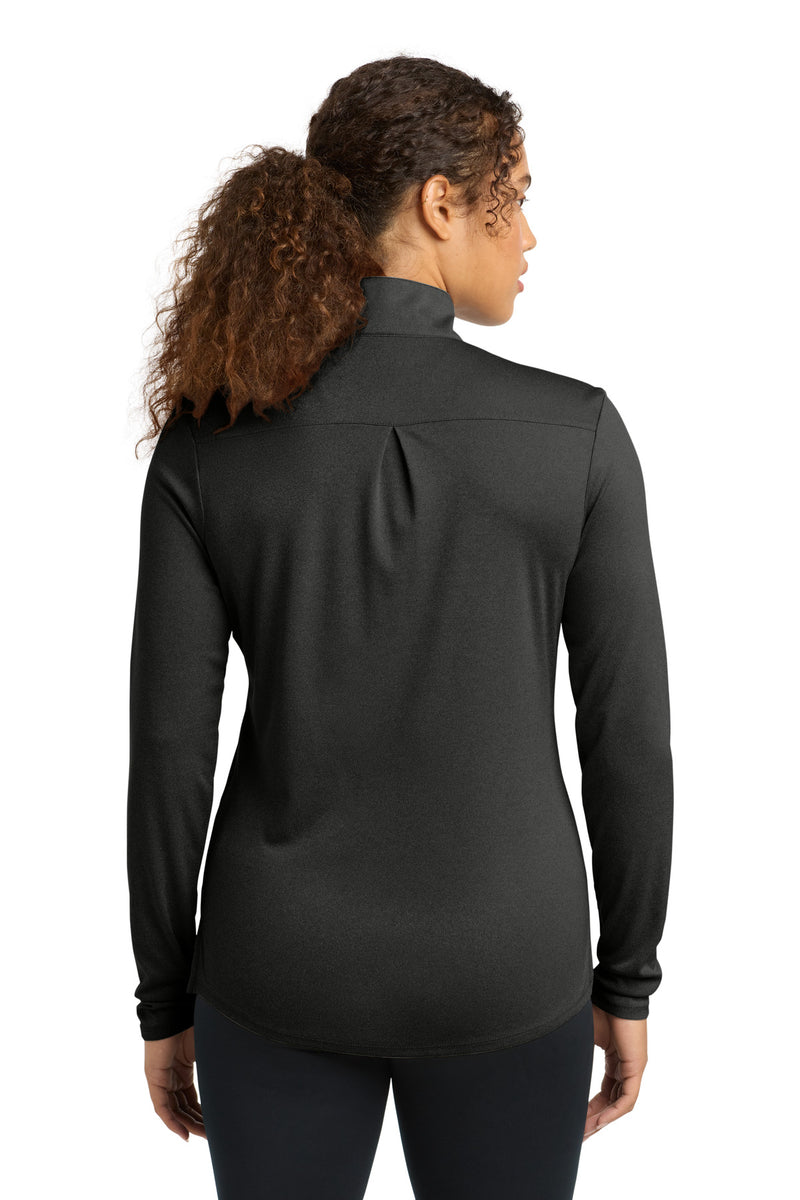 Sport-Tek  Women's Endeavor 1/2-Zip Pullover - Black Heather