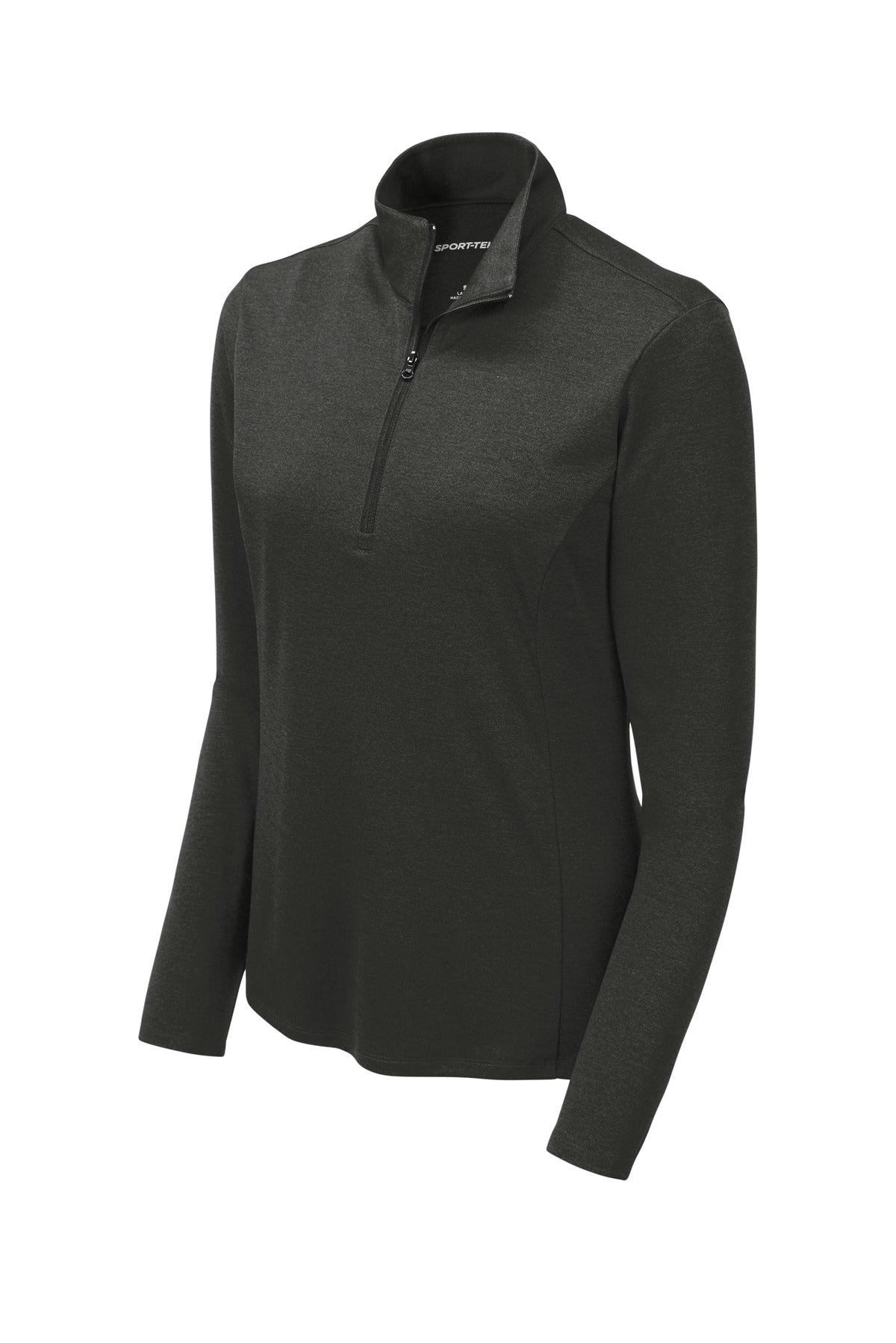 Sport-Tek  Women's Endeavor 1/2-Zip Pullover - Black Heather