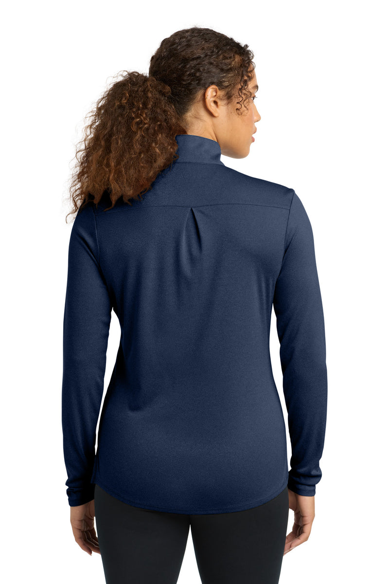 Sport-Tek  Women's Endeavor 1/2-Zip Pullover - Dark Royal Heather