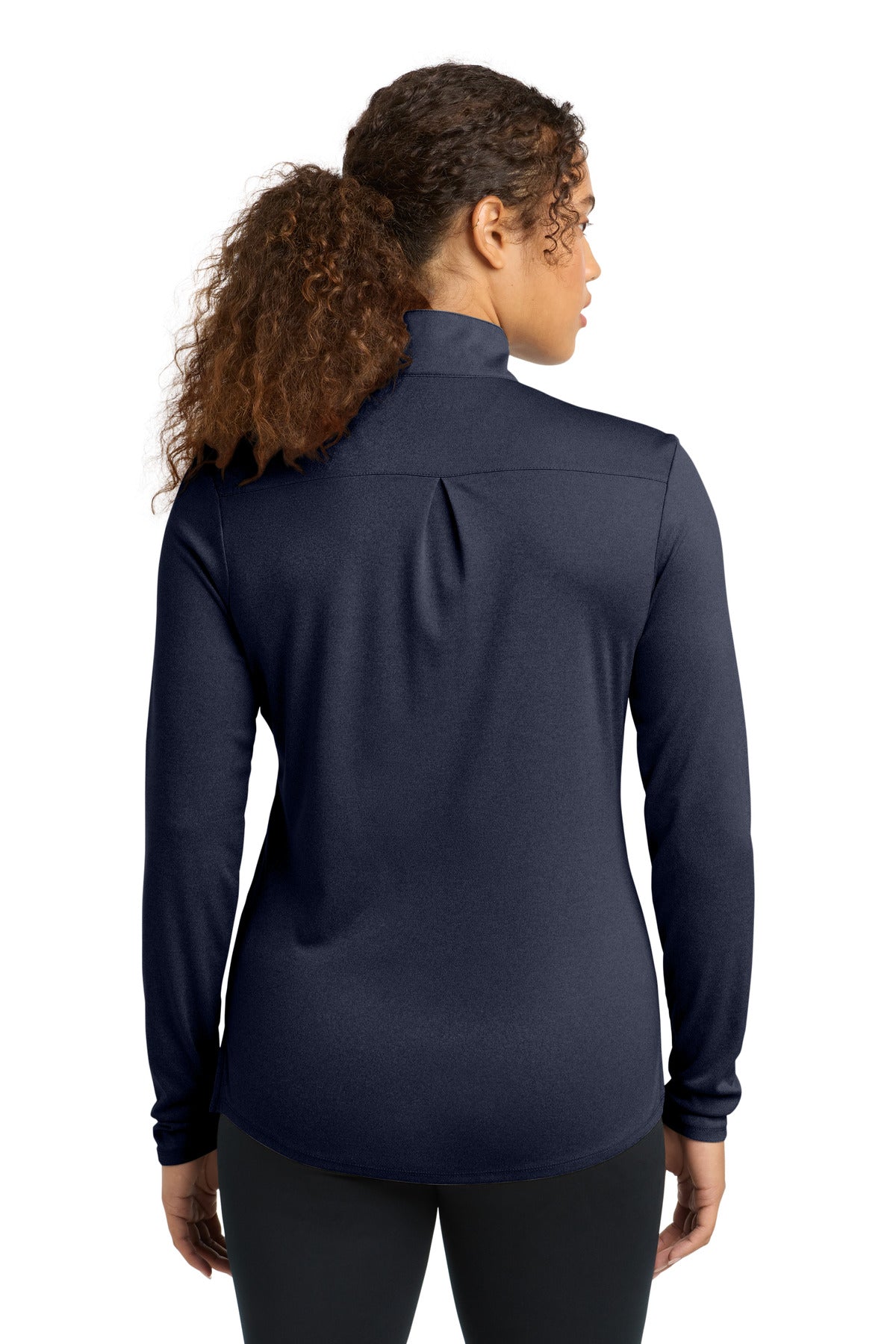 Sport-Tek  Women's Endeavor 1/2-Zip Pullover - Deep Navy Heather