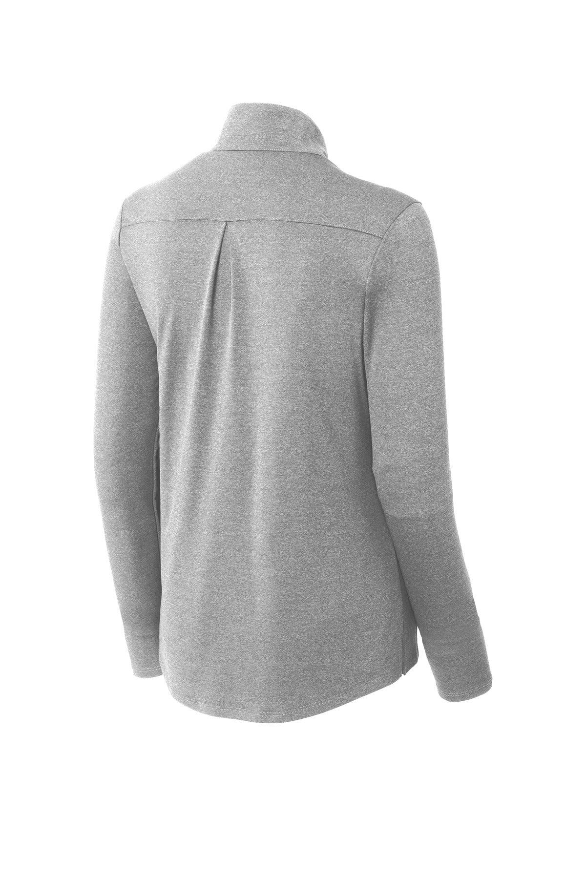 Sport-Tek  Women's Endeavor 1/2-Zip Pullover - Light Grey Heather