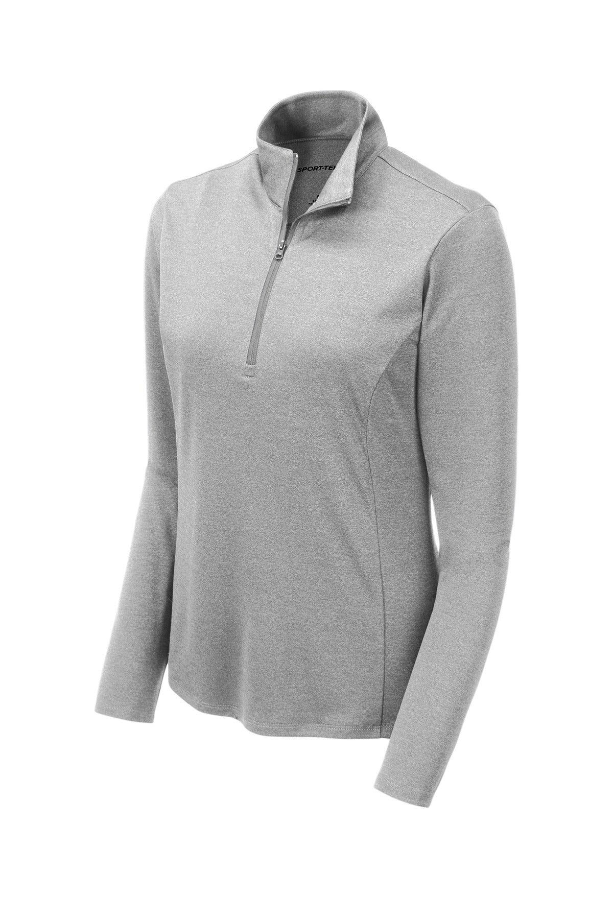 Sport-Tek  Women's Endeavor 1/2-Zip Pullover - Light Grey Heather