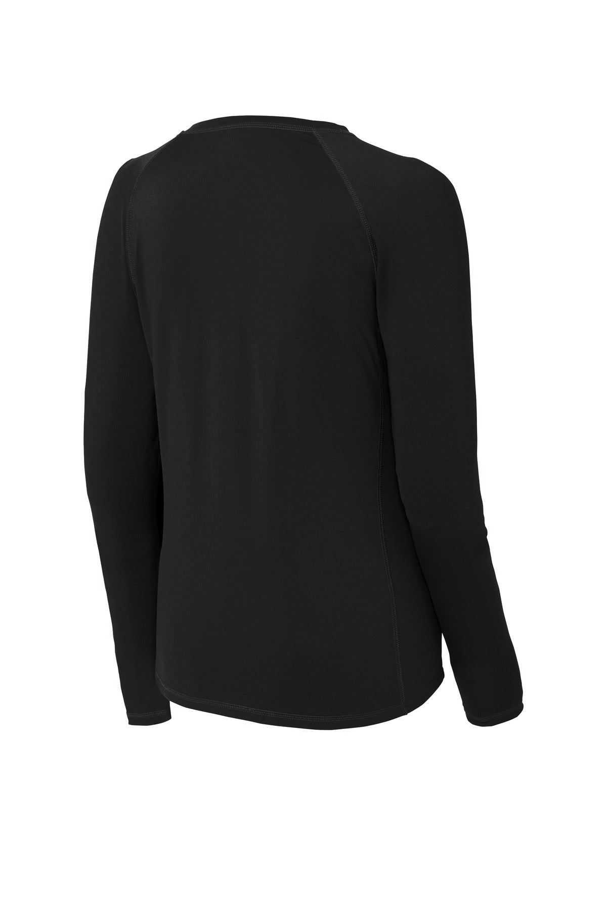 Sport-Tek  Women's Long Sleeve Rashguard Tee - Black