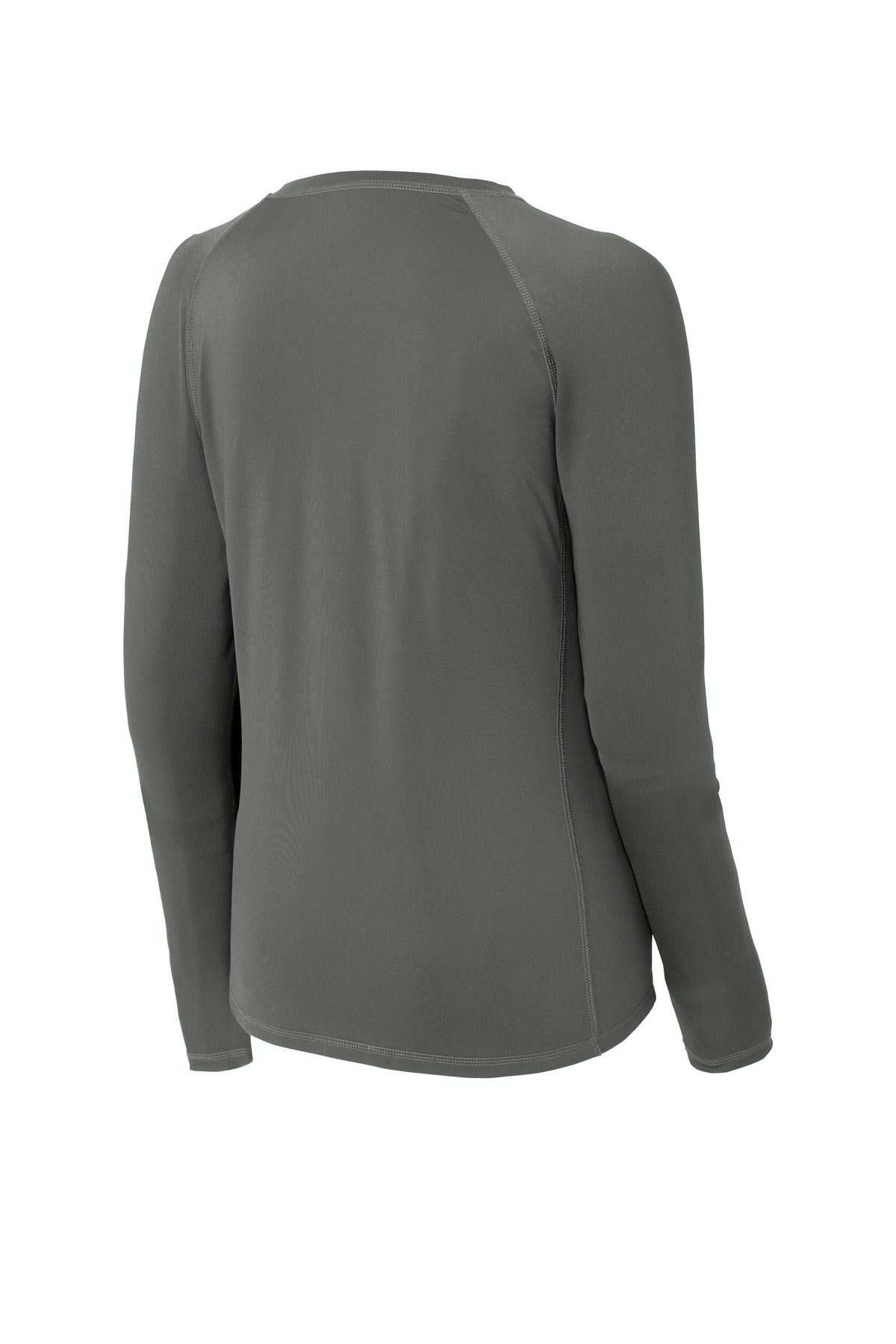 Sport-Tek  Women's Long Sleeve Rashguard Tee - Dark Smoke Grey