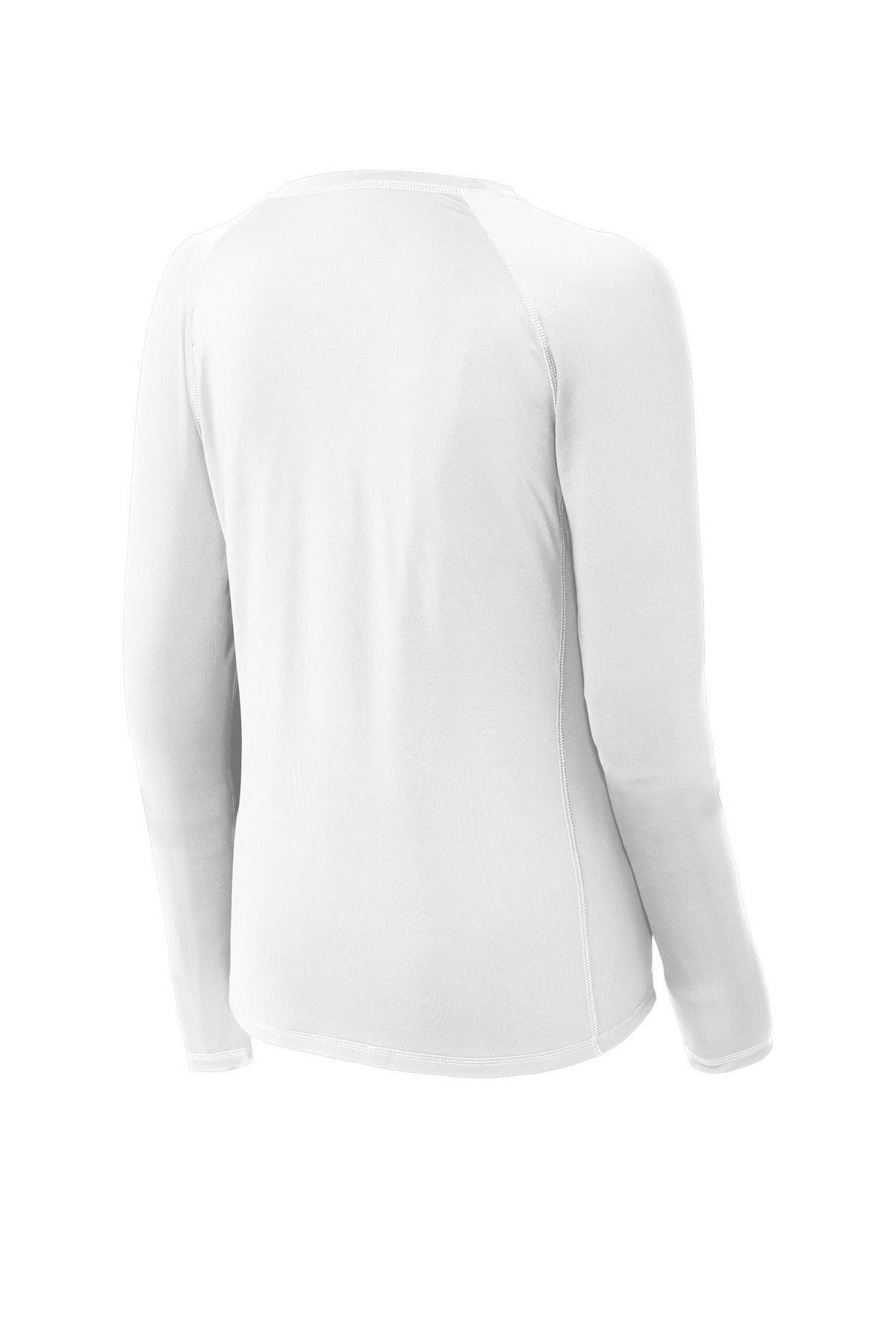 Sport-Tek  Women's Long Sleeve Rashguard Tee - White