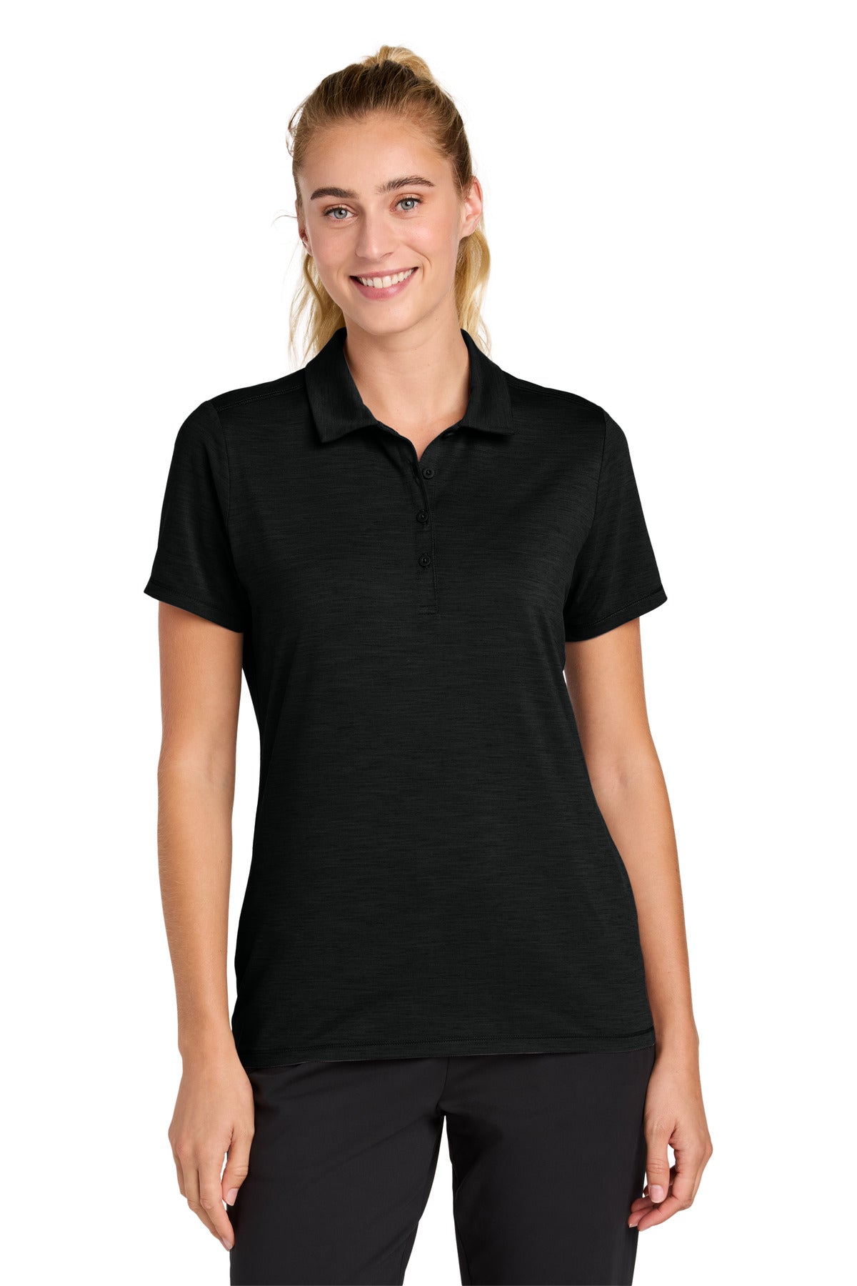 Sport-Tek Women's Versa Polo - Black