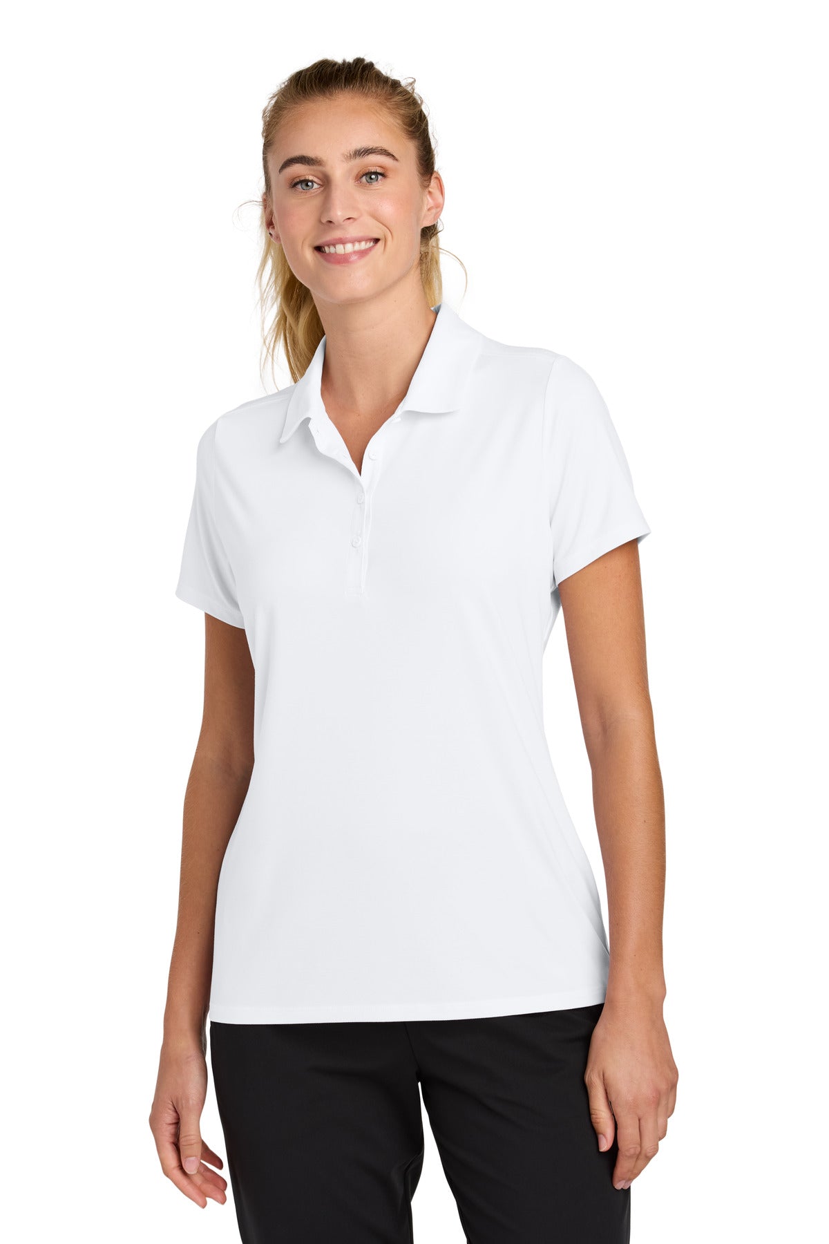 Sport-Tek Women's Versa Polo - White