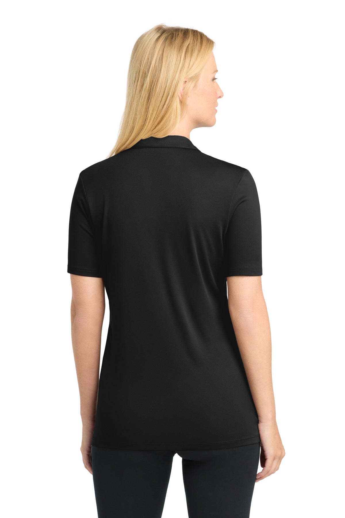 Sport-Tek Women's Posi-UV  Pro Polo - Black
