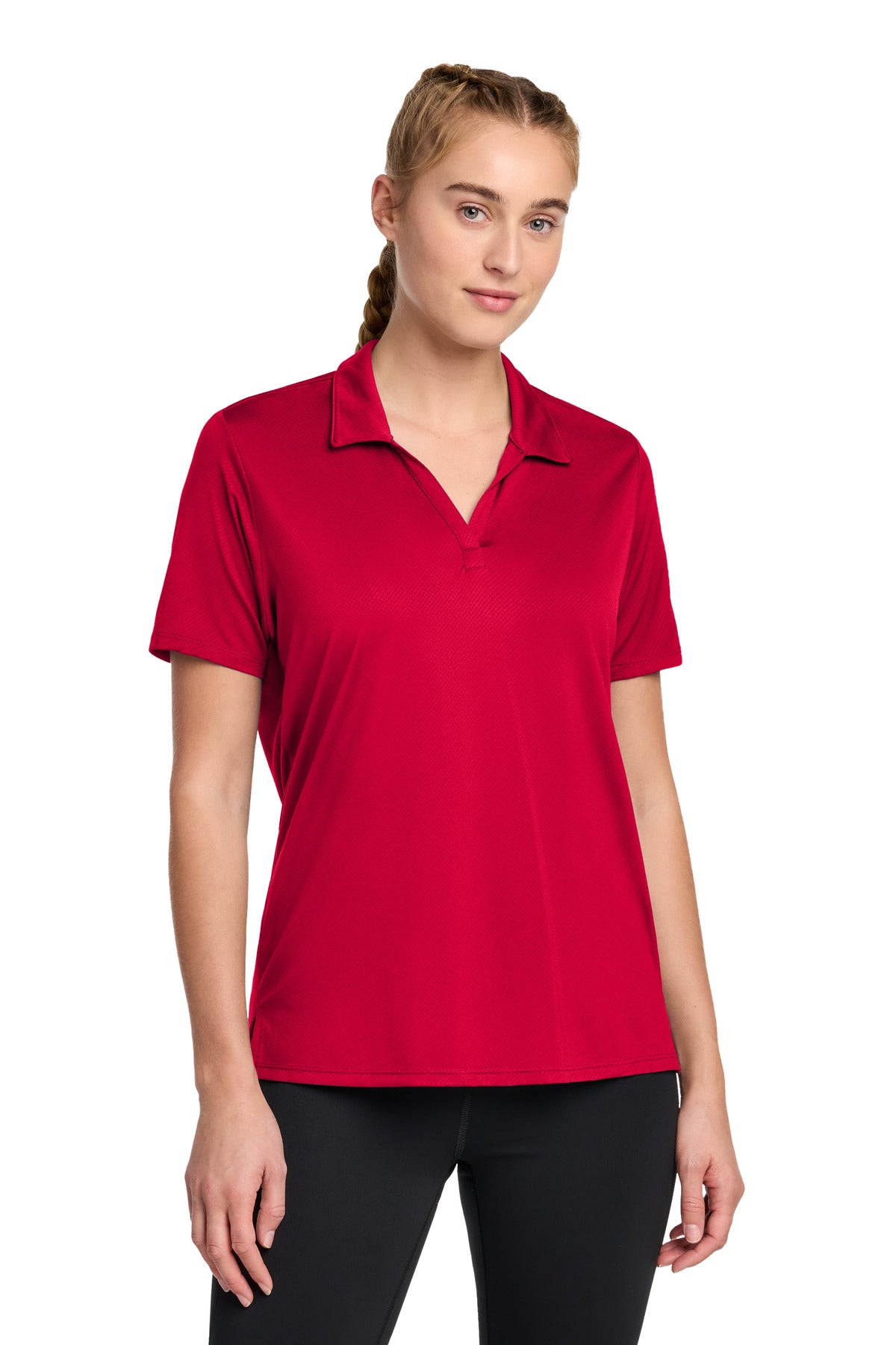 Sport-Tek Women's Sideline Polo - Deep Red