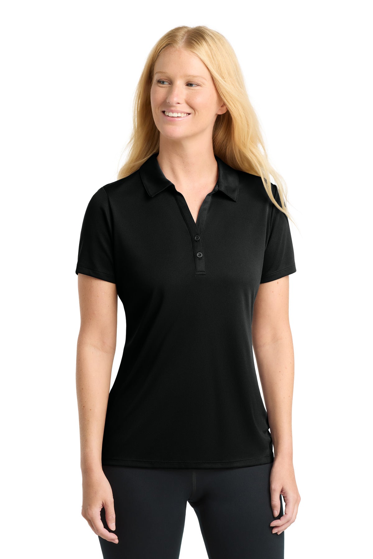 Sport-Tek  Women's PosiCharge  Competitor  Polo - Black
