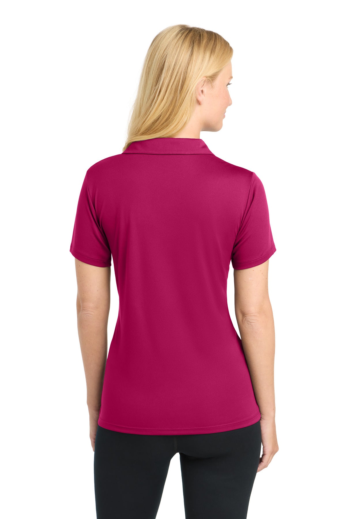 Sport-Tek  Women's PosiCharge  Competitor  Polo - Pink Raspberry