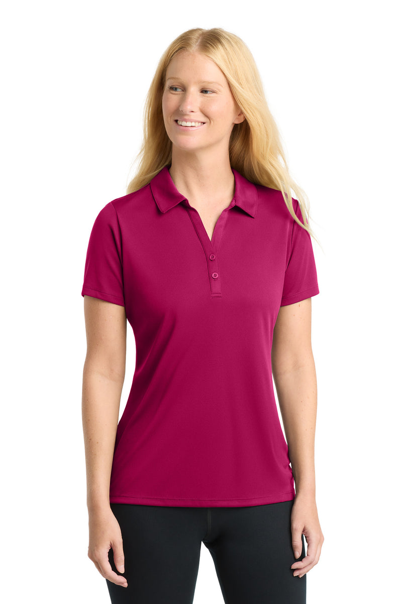 Sport-Tek  Women's PosiCharge  Competitor  Polo - Pink Raspberry