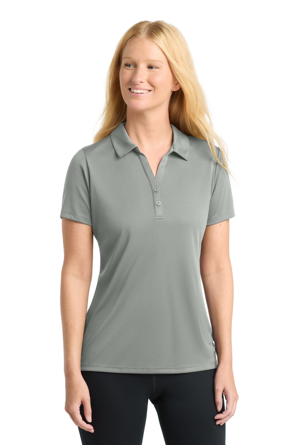 Sport-Tek  Women's PosiCharge  Competitor  Polo - Silver