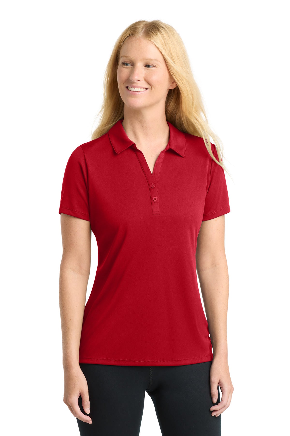 Sport-Tek  Women's PosiCharge  Competitor  Polo - True Red