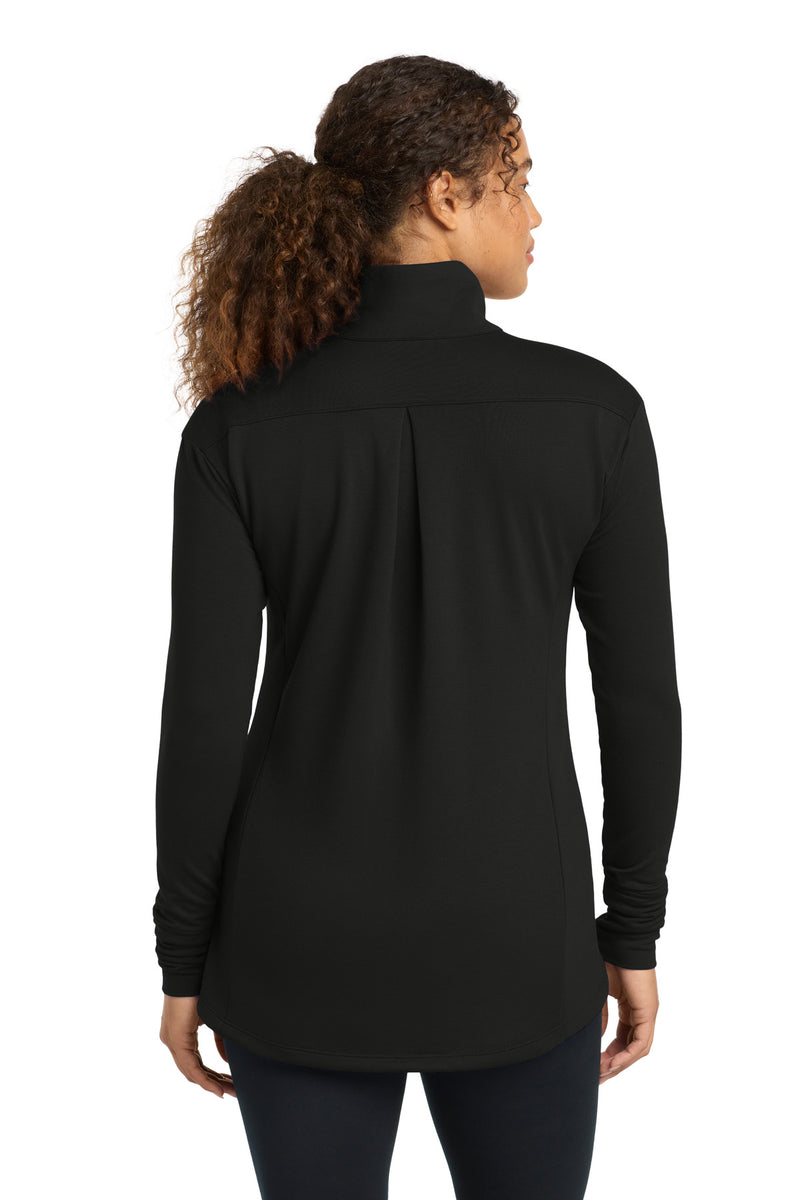 Sport-Tek Women's Sport-Wick Flex Fleece Full-Zip - Black