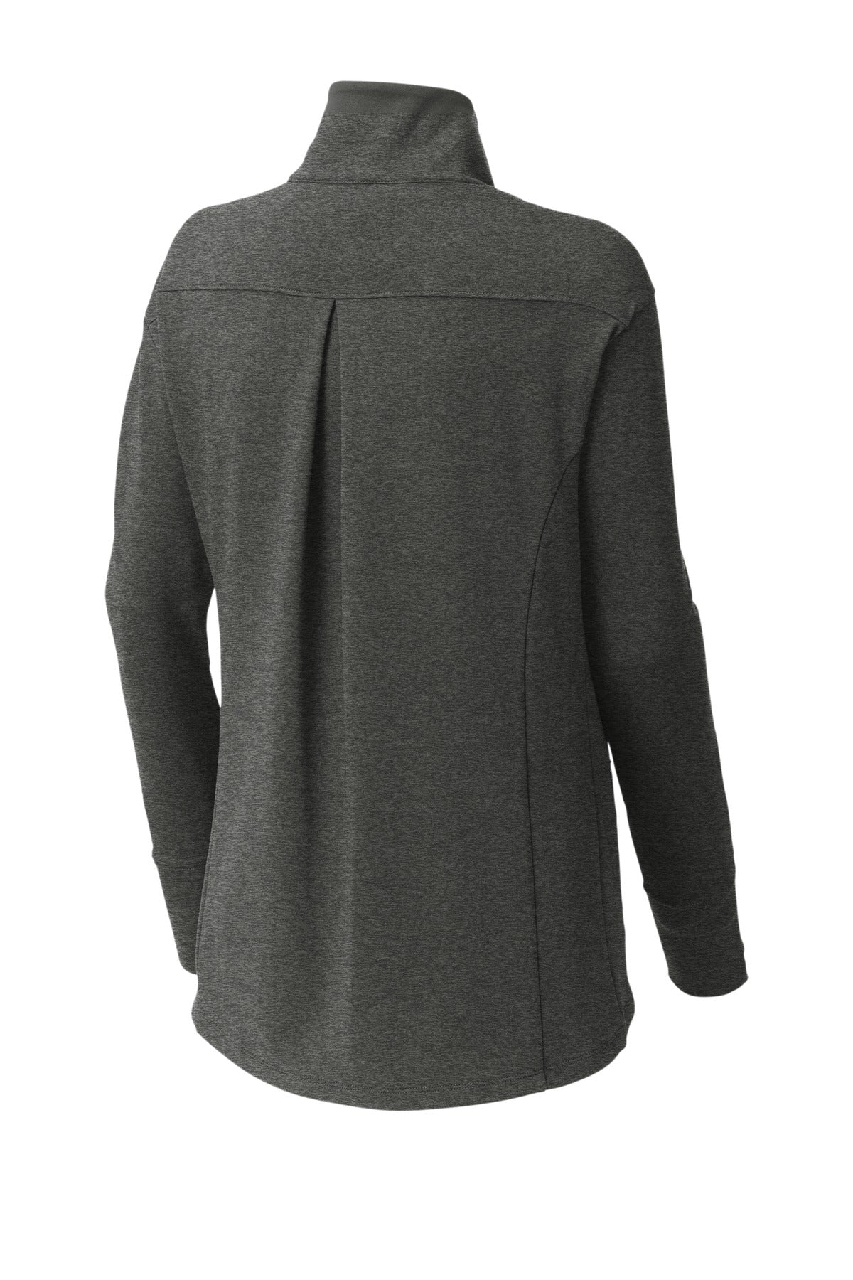 Sport-Tek Women's Sport-Wick Flex Fleece Full-Zip - Dark Grey Heather