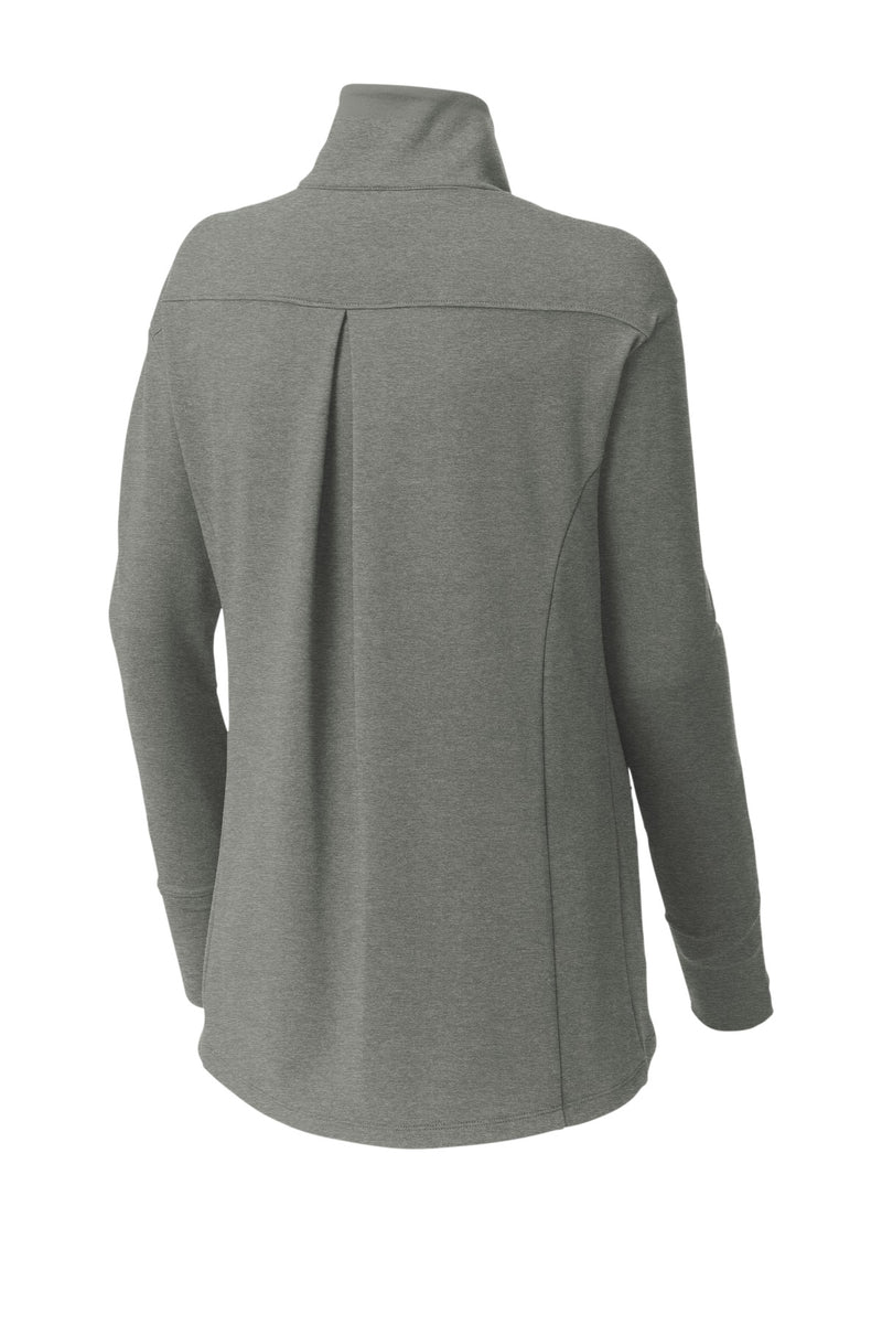 Sport-Tek Women's Sport-Wick Flex Fleece Full-Zip - Light Grey Heather