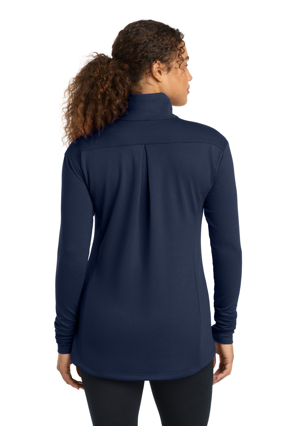 Sport-Tek Women's Sport-Wick Flex Fleece Full-Zip - True Navy
