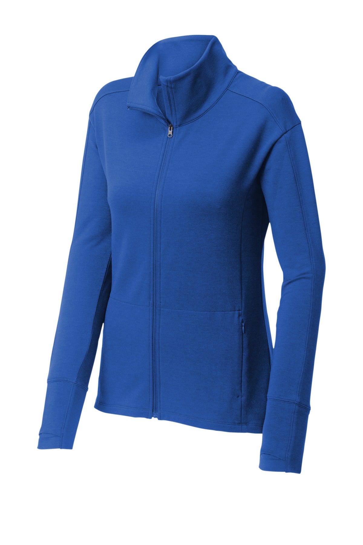 Sport-Tek Women's Sport-Wick Flex Fleece Full-Zip - True Royal