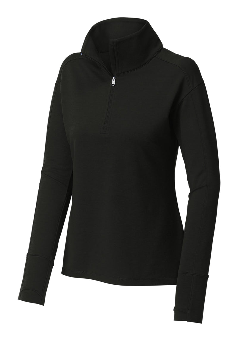 Sport-Tek Women's Sport-Wick Flex Fleece 1/4-Zip - Black