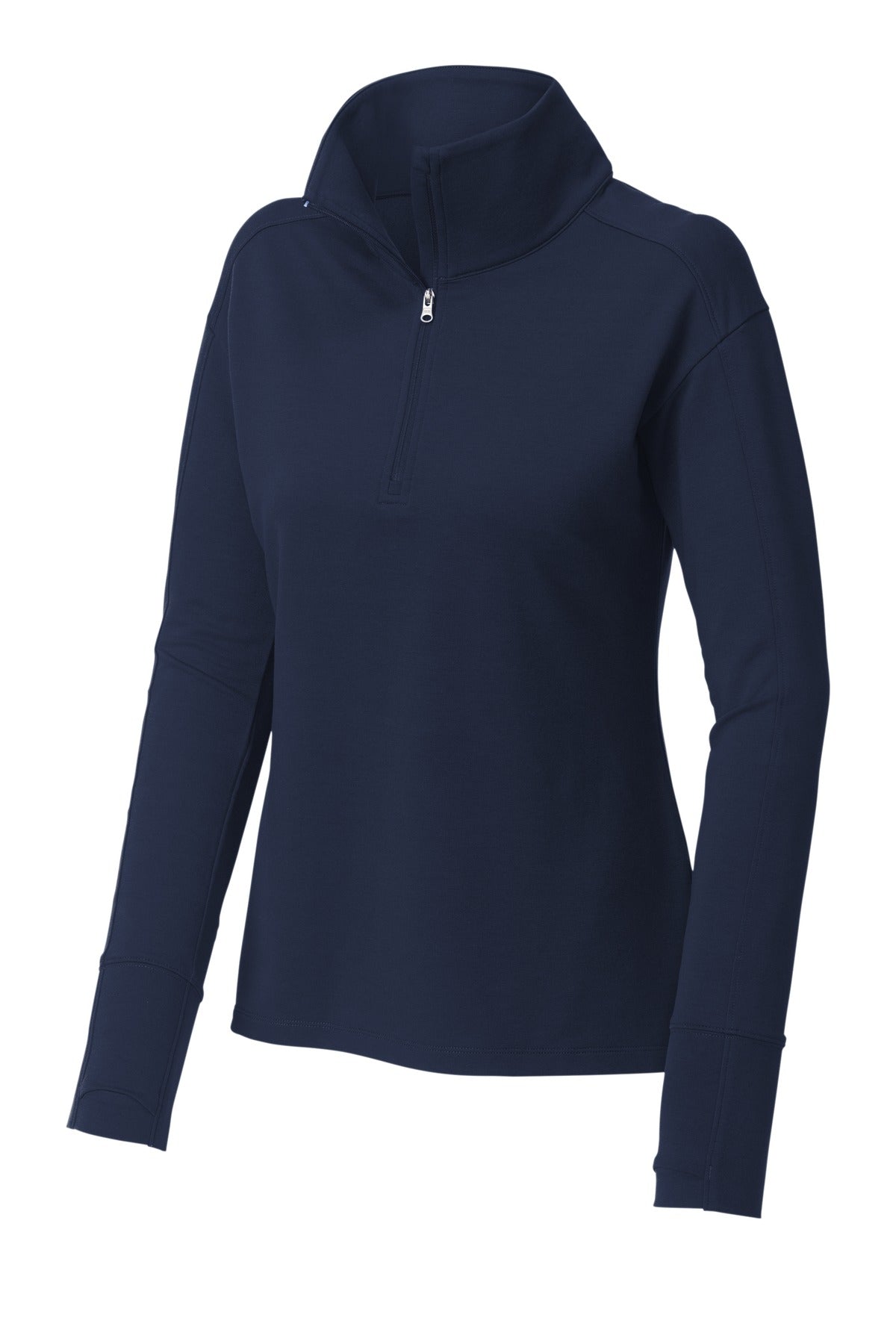 Sport-Tek Women's Sport-Wick Flex Fleece 1/4-Zip - True Navy