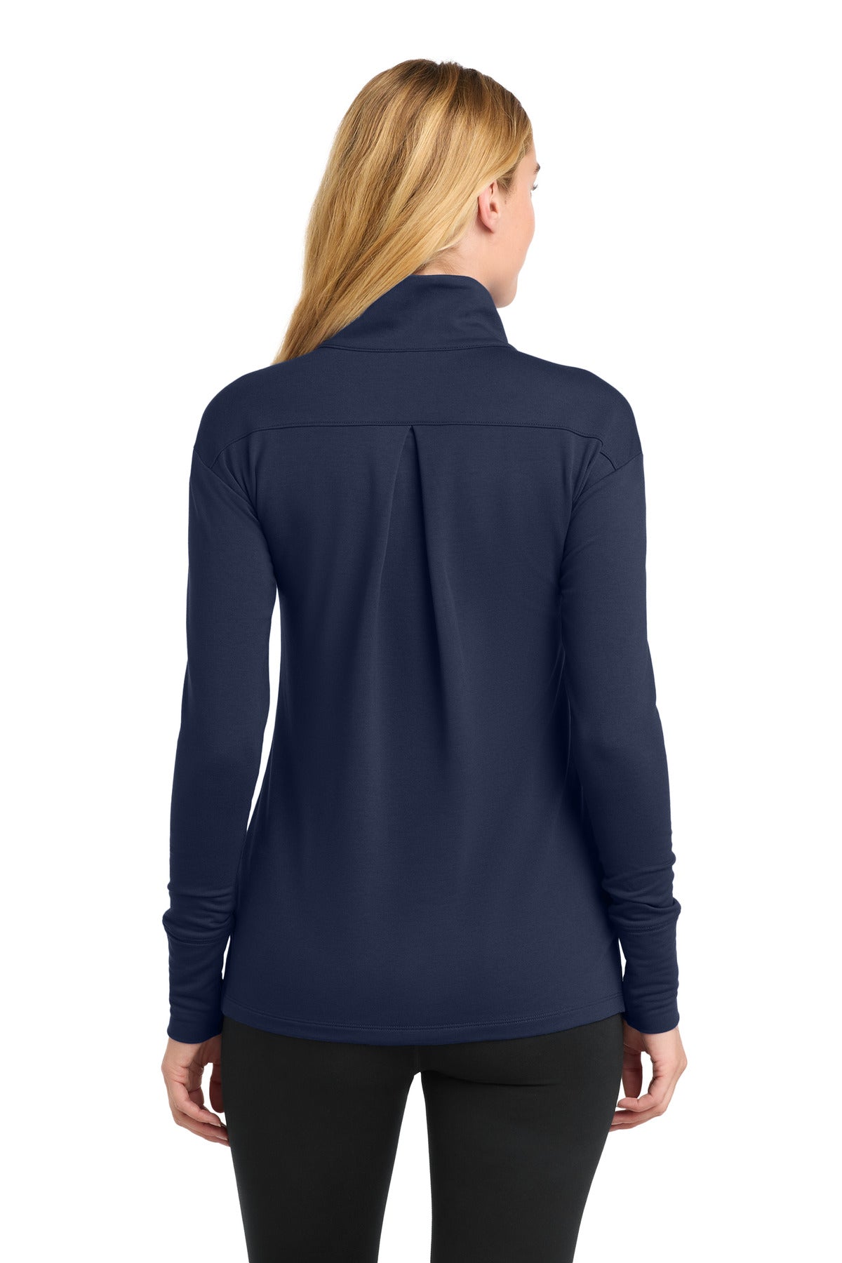 Sport-Tek Women's Sport-Wick Flex Fleece 1/4-Zip - True Navy