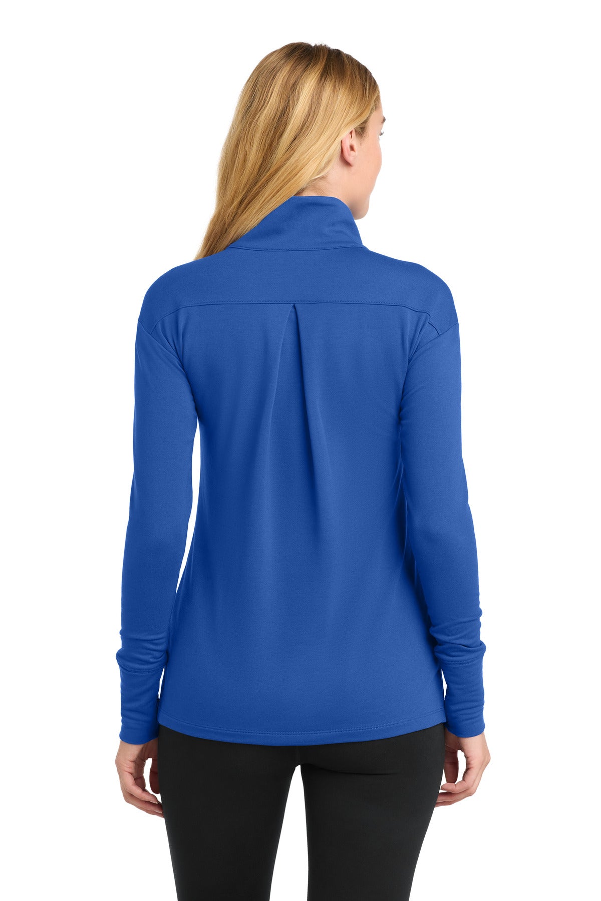 Sport-Tek Women's Sport-Wick Flex Fleece 1/4-Zip - True Royal