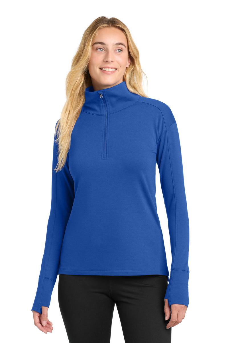 Sport-Tek Women's Sport-Wick Flex Fleece 1/4-Zip - True Royal