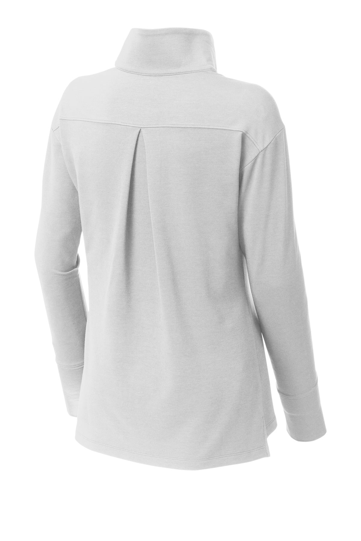 Sport-Tek Women's Sport-Wick Flex Fleece 1/4-Zip - White
