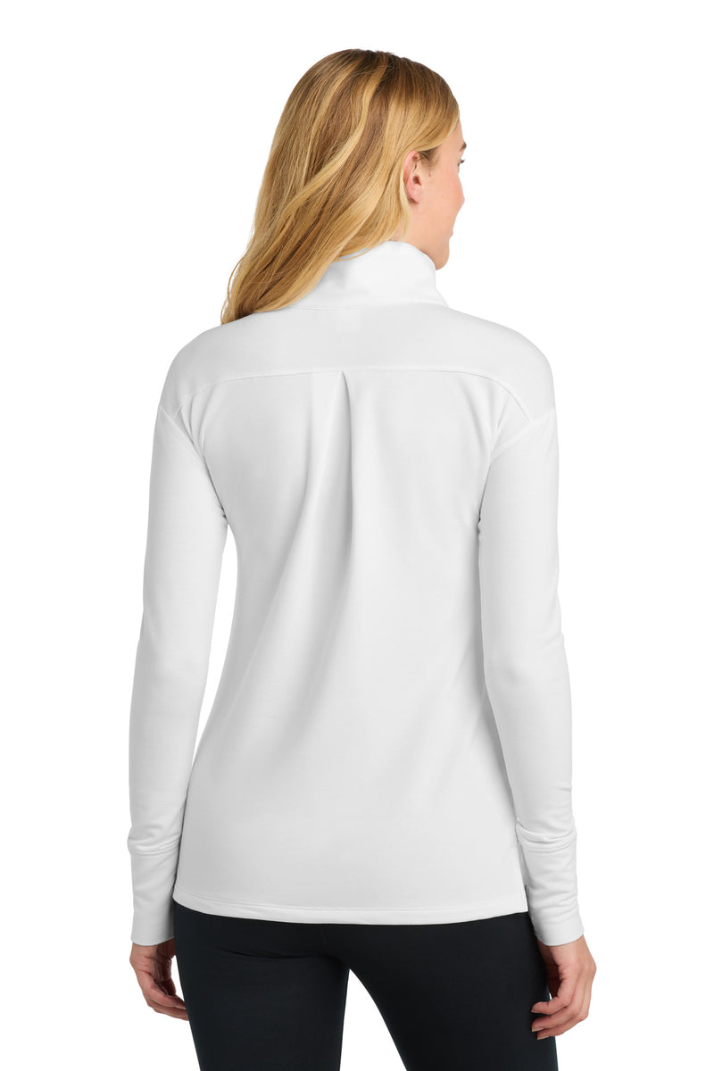 Sport-Tek Women's Sport-Wick Flex Fleece 1/4-Zip - White