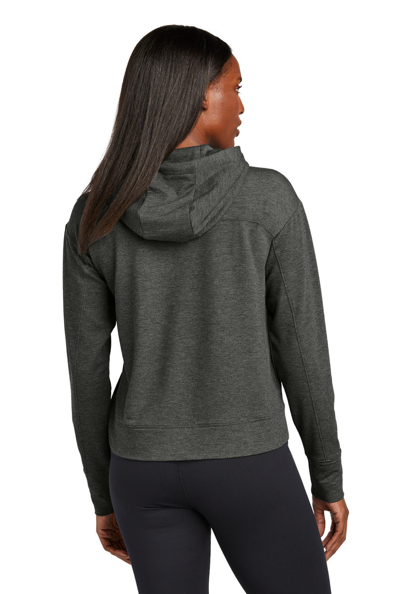 Sport-Tek Women's Sport-Wick Flex Fleece Pullover Hoodie - Dark Grey Heather