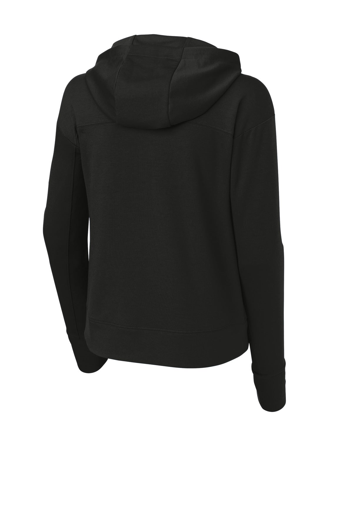 Sport-Tek Women's Sport-Wick Flex Fleece Pullover Hoodie - Black
