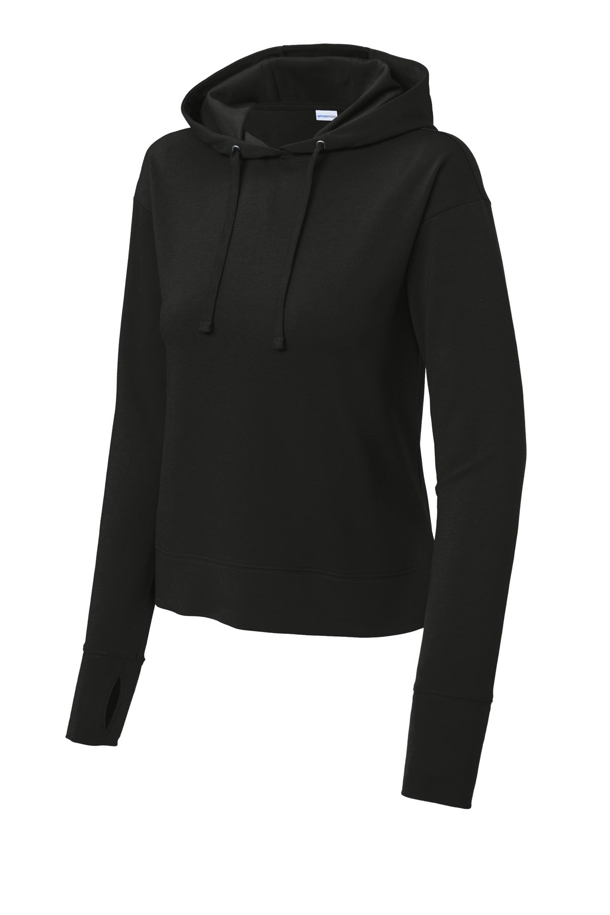 Sport-Tek Women's Sport-Wick Flex Fleece Pullover Hoodie - Black