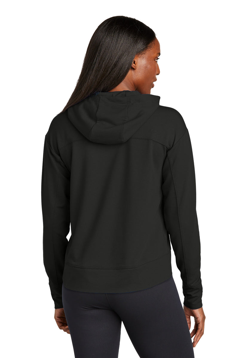 Sport-Tek Women's Sport-Wick Flex Fleece Pullover Hoodie - Black