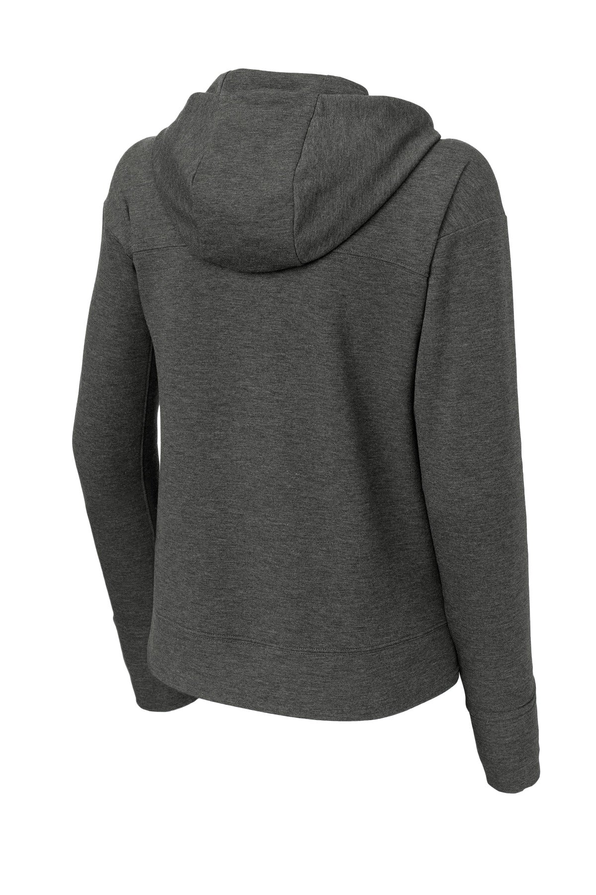 Sport-Tek Women's Sport-Wick Flex Fleece Pullover Hoodie - Dark Grey Heather
