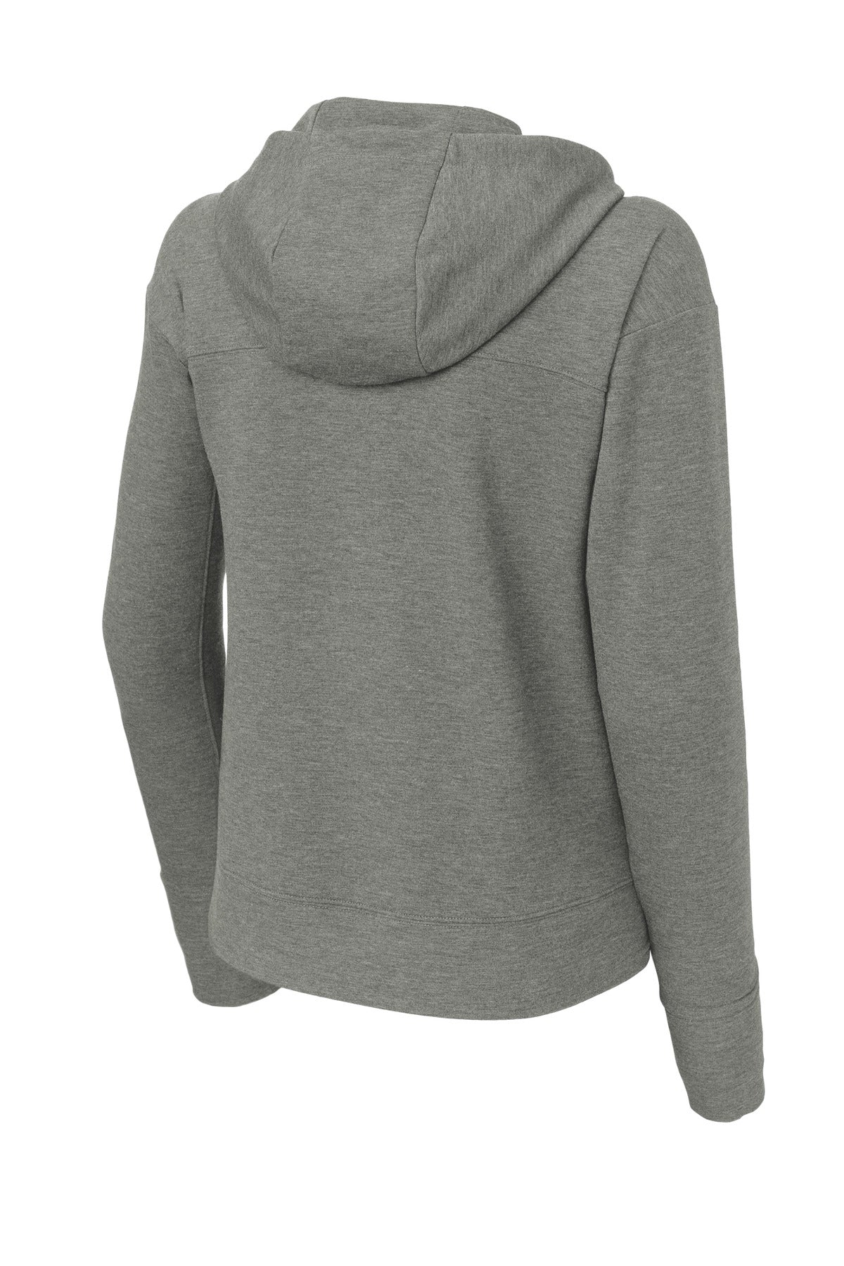 Sport-Tek Women's Sport-Wick Flex Fleece Pullover Hoodie - Light Grey Heather