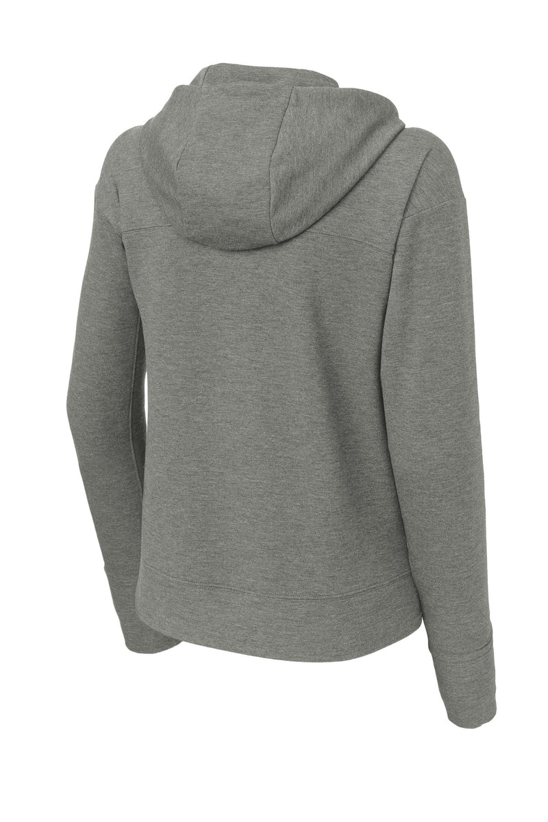 Sport-Tek Women's Sport-Wick Flex Fleece Pullover Hoodie - Light Grey Heather