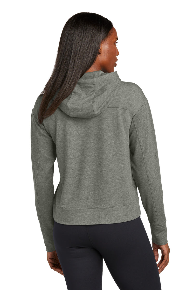 Sport-Tek Women's Sport-Wick Flex Fleece Pullover Hoodie - Light Grey Heather