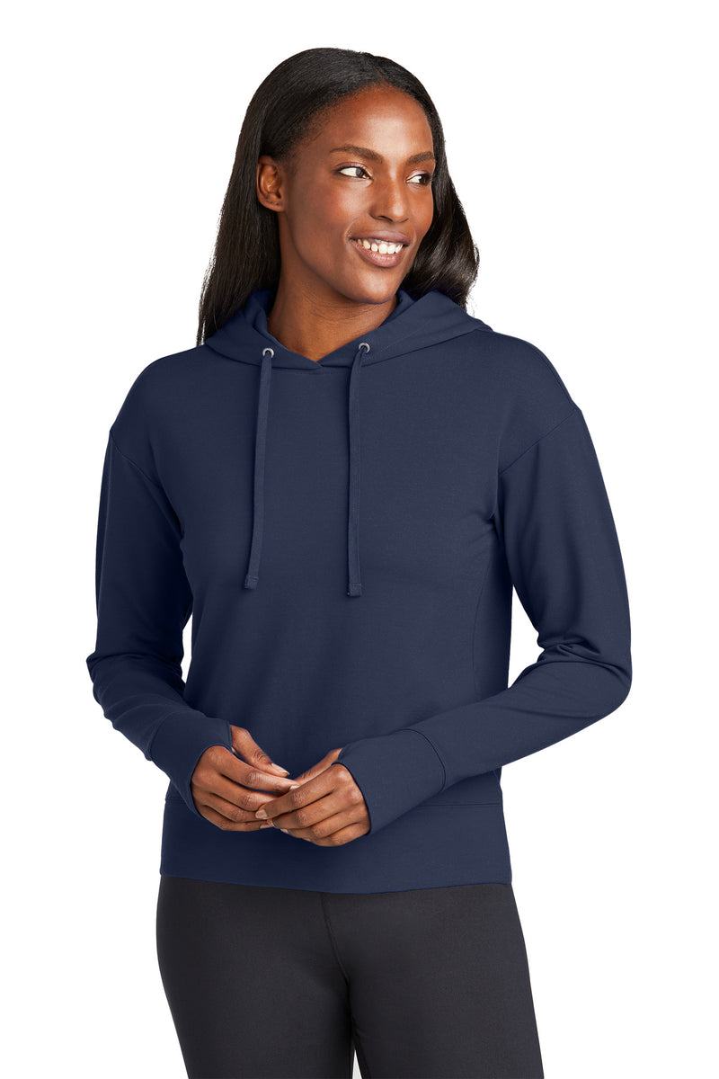 Sport-Tek Women's Sport-Wick Flex Fleece Pullover Hoodie - True Navy